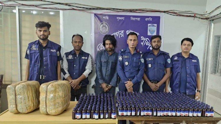 ব্রাহ্মণবাড়িয়ায় বিপুল পরিমাণ মাদক সহ ১ জন গ্রেপ্তার