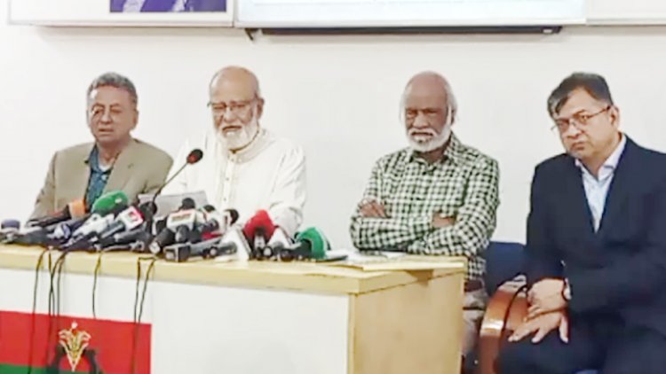 ফ্যাসিবাদবিরোধী জাতীয় ঐক্যে ফাটল ধরতে শুরু করেছে : খন্দকার মোশাররফ