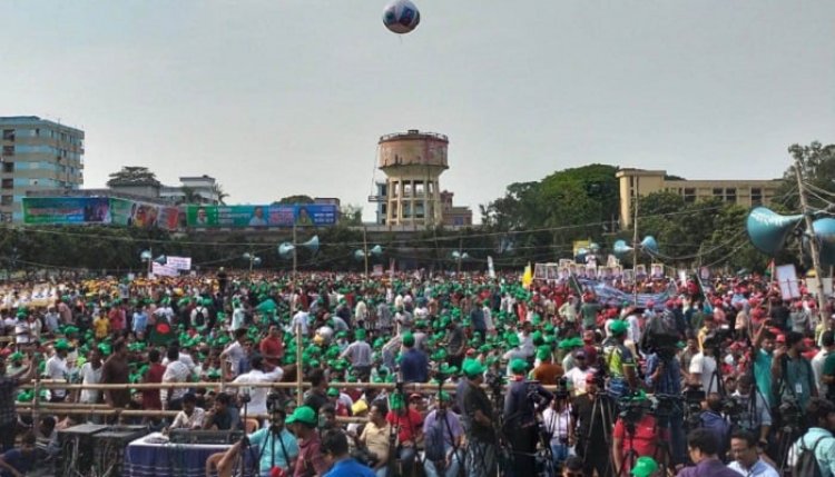 বগুড়ায় বিএনপি তারুণ্যের সমাবেশ শুরু