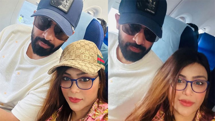 শাকিব খানের সঙ্গে ছবি তুলে মিষ্টি জান্নাতের ‘স্টান্টবাজি’