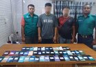 রাজধানীতে ১২৩ চোরাই মোবাইলসহ গ্রেপ্তার ৫
