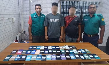 রাজধানীতে ১২৩ চোরাই মোবাইলসহ গ্রেপ্তার ৫