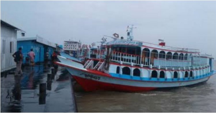 ভোলার ৬ নৌপথে যাত্রীবাহী লঞ্চ চলাচল বন্ধ