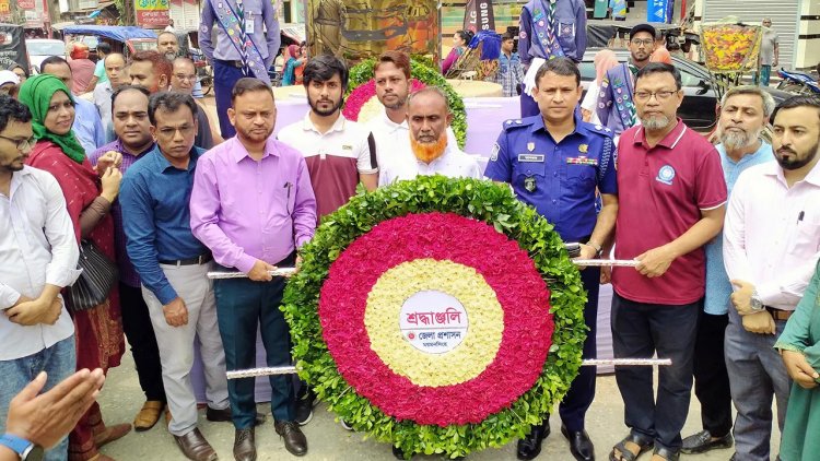 শ্রদ্ধা-ভালোবাসায় ময়মনসিংহে শহীদ সাগরকে স্মরণ
