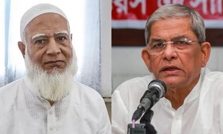 জামায়াত আমিরকে দেখতে হাসপাতালে মির্জা ফখরুল