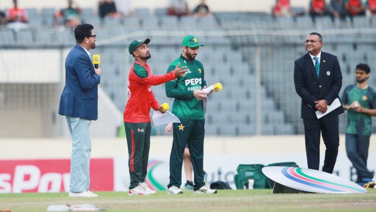 ৯ হারের পর অবশেষে টস জিতলেন লিটন, তাসকিনকে নিয়ে ফিল্ডিংয়ে বাংলাদেশ