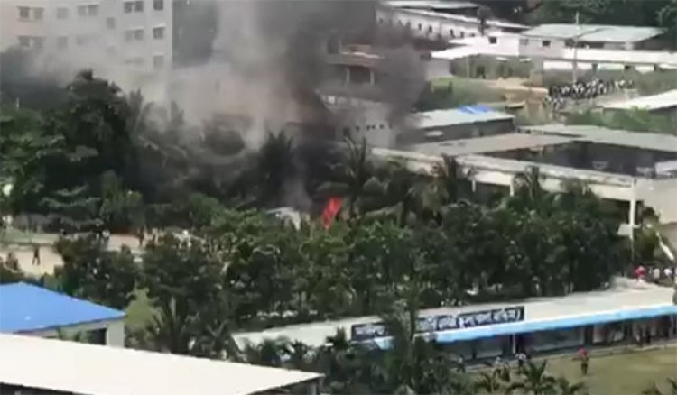 উত্তরায় বিমান বিধ্বস্তে একজন নিহত, বহু আহত