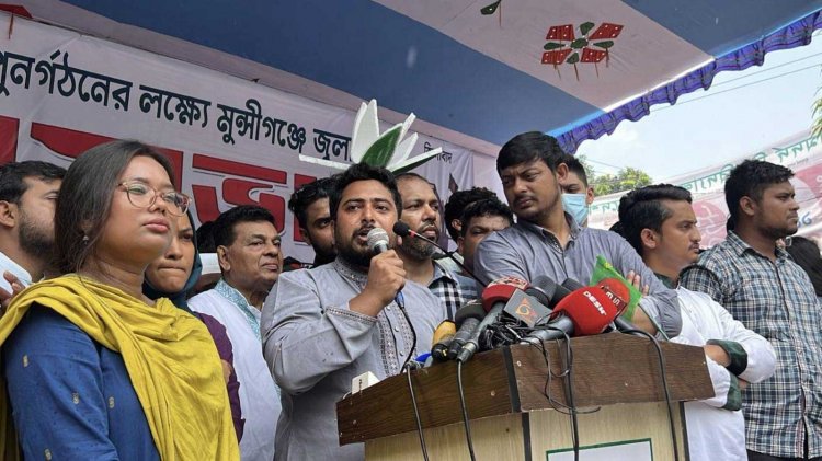 আমাদের লড়াই এখনো শেষ হয়নি: নাহিদ ইসলাম
