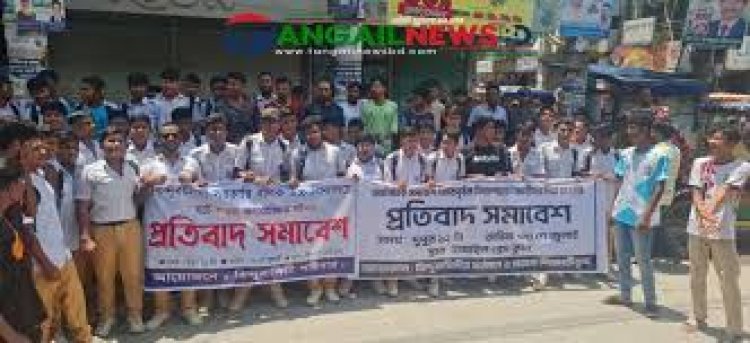 এনসিপির পদযাত্রায় যেতে জোর: টাঙ্গাইলে বিক্ষোভ সমাবেশ শিক্ষার্থীদের
